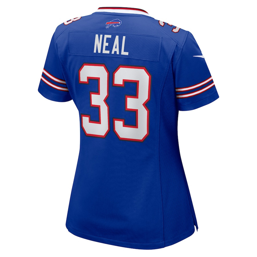 Siran Neal 33 Buffalo Bills Game Royal NFL Jersey Women's