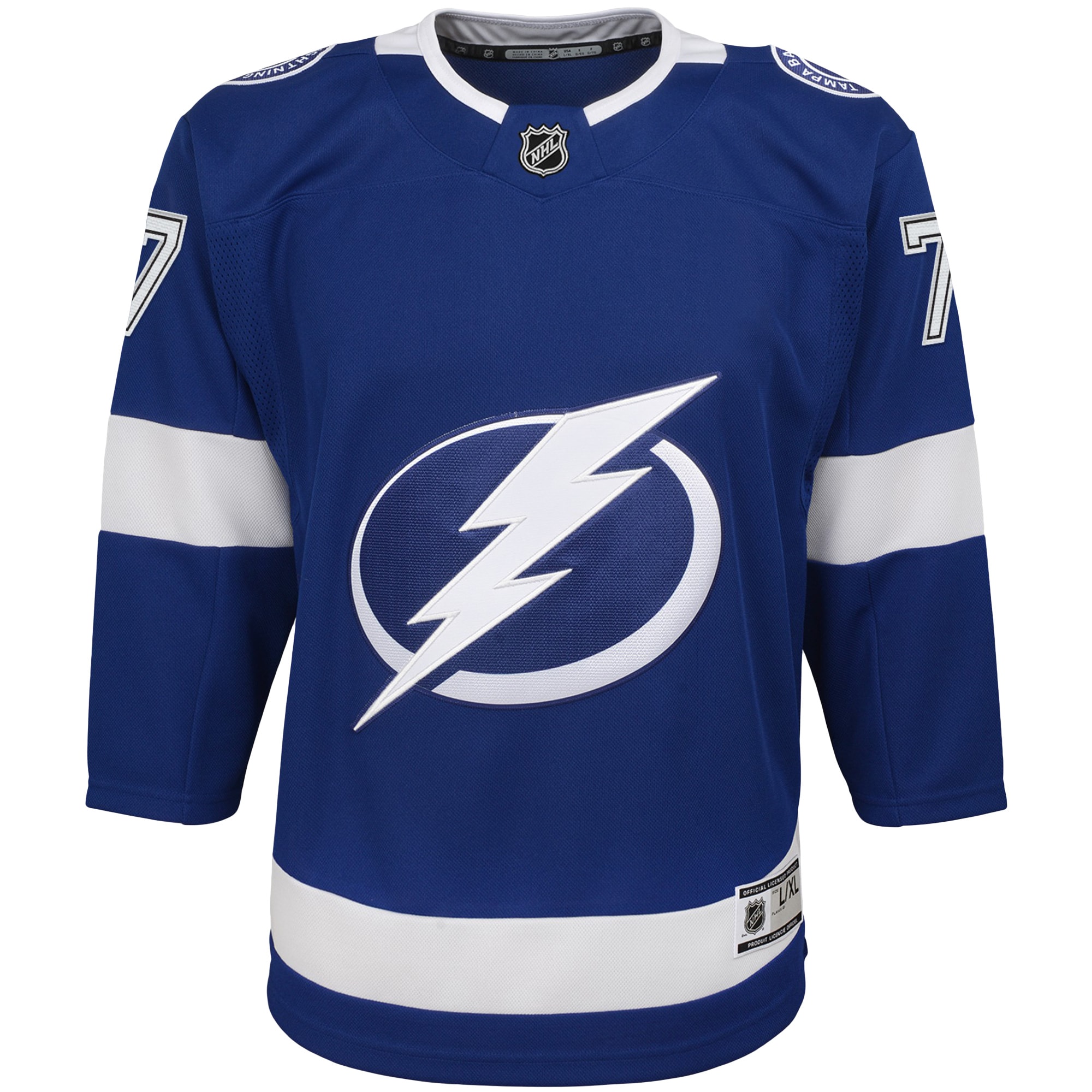 Tampa Bay Lightning Victor Hedman Blue Home Premier Player NHL Jersey Youth