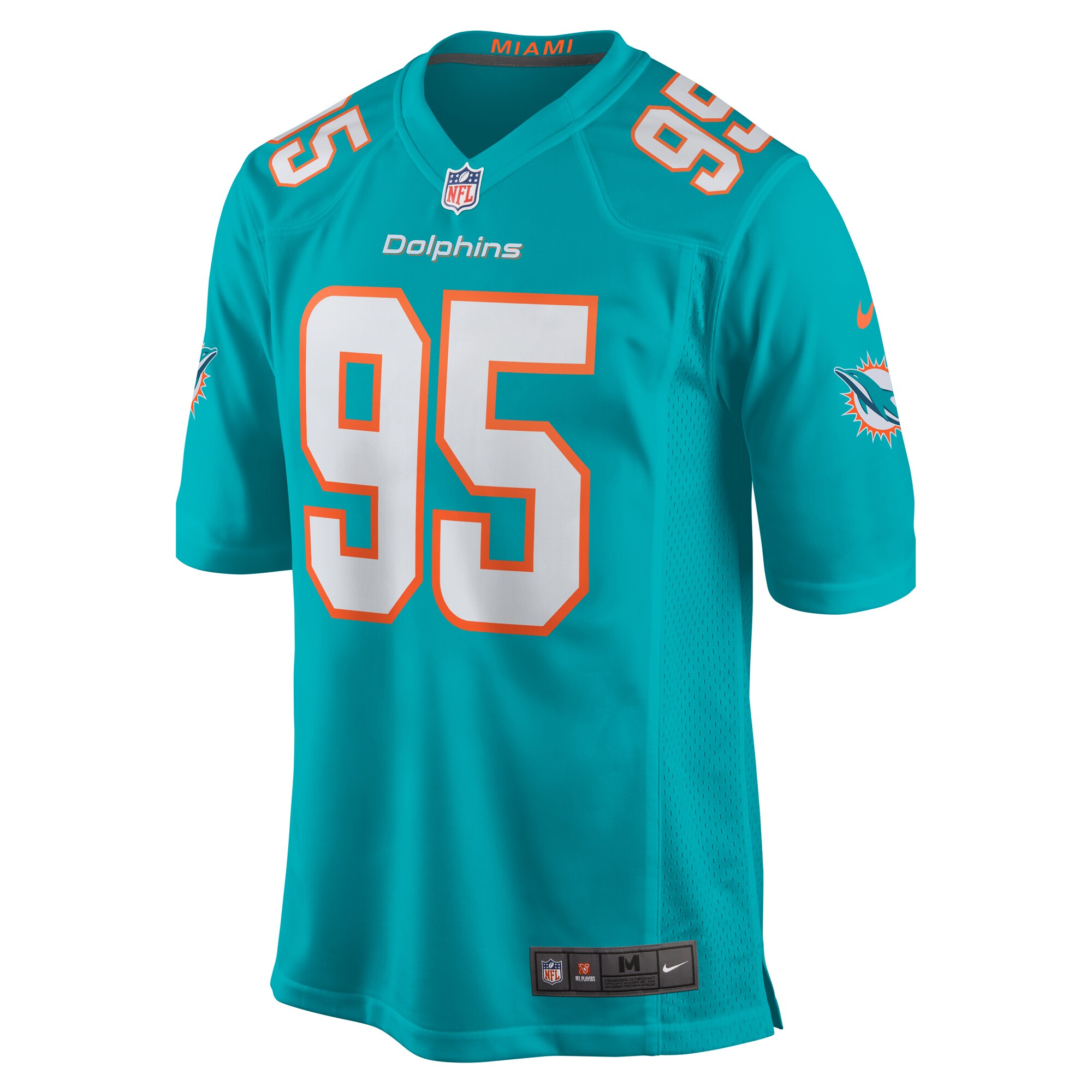 Miami Dolphins Byron Cowart Aqua Game NFL Jersey Men's