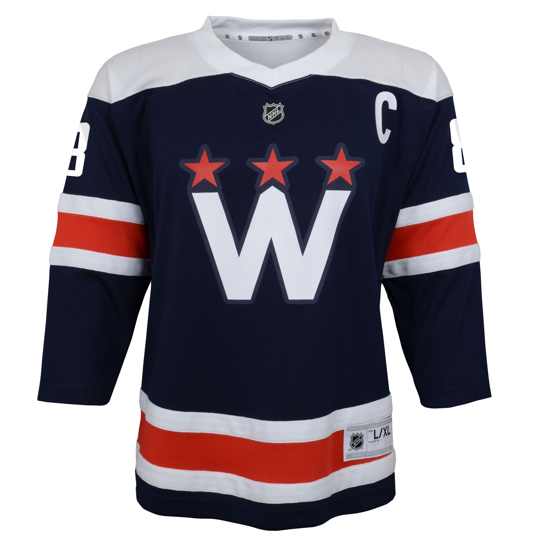 Washington Capitals Alexander Ovechkin Navy 2020/21 Alternate Player NHL Jersey Youth