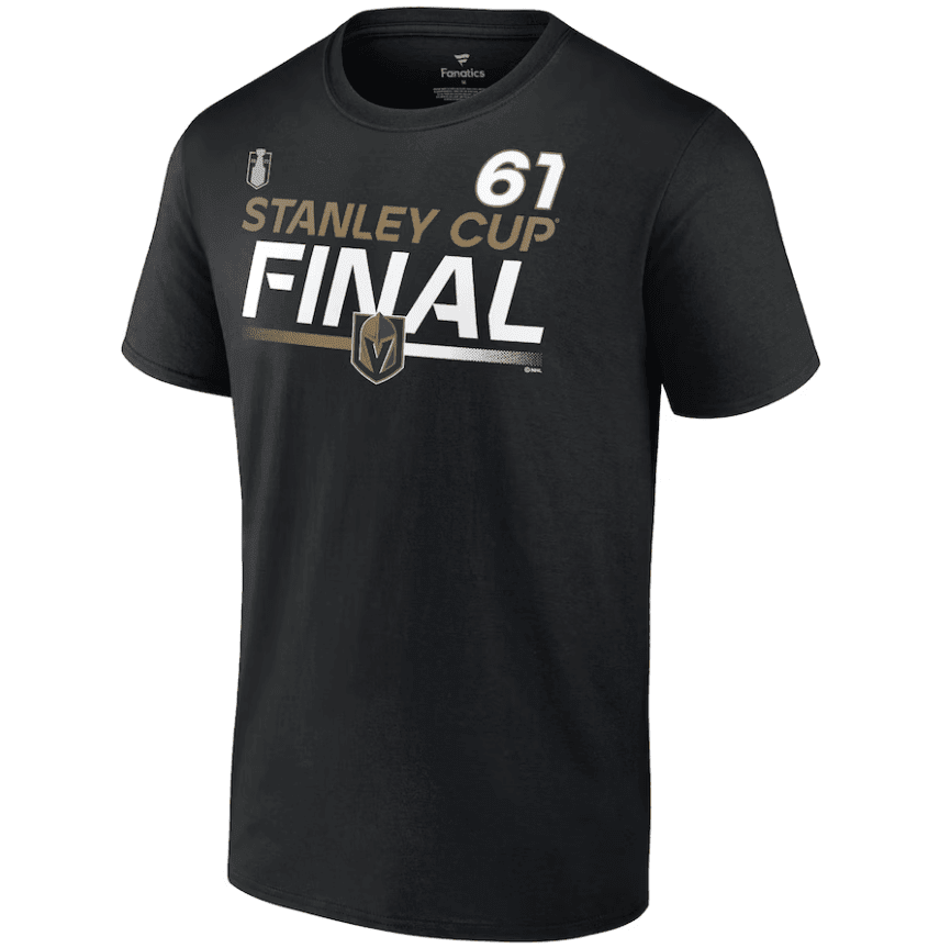 Mark Stone 61 Vegas Golden Knights 2023 Stanley Cup Final T-Shirt Black NHL Jersey Men's