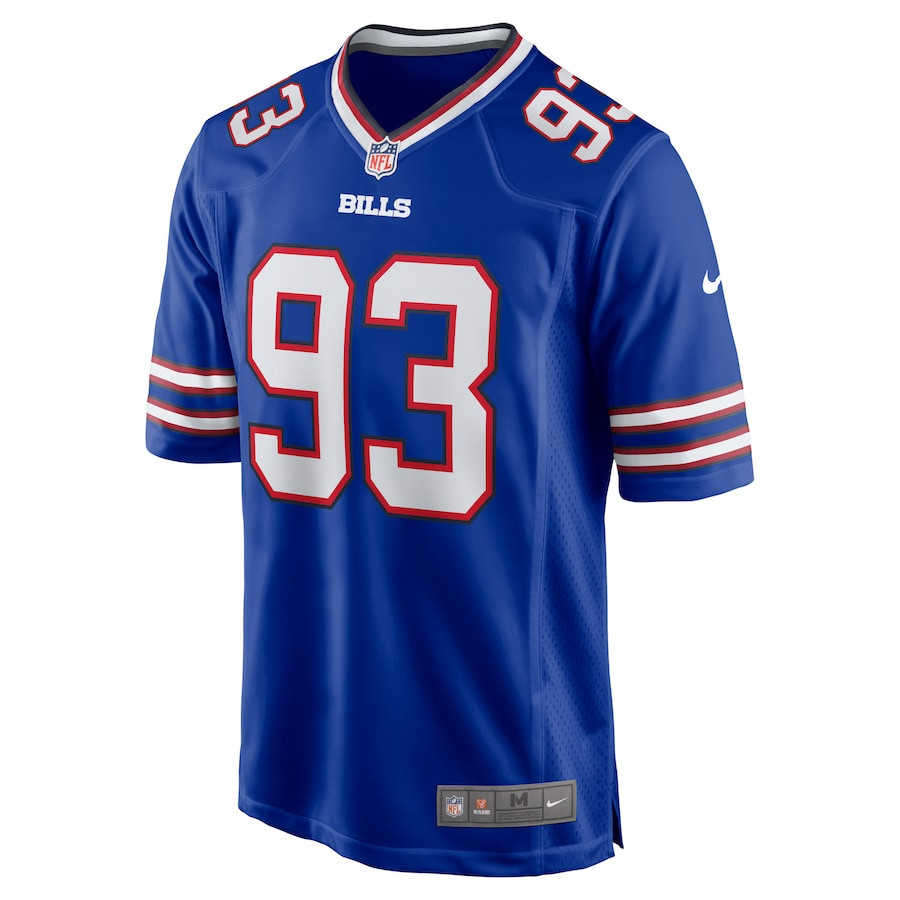 Linval Joseph 93 Buffalo Bills Game Royal NFL Jersey Men's