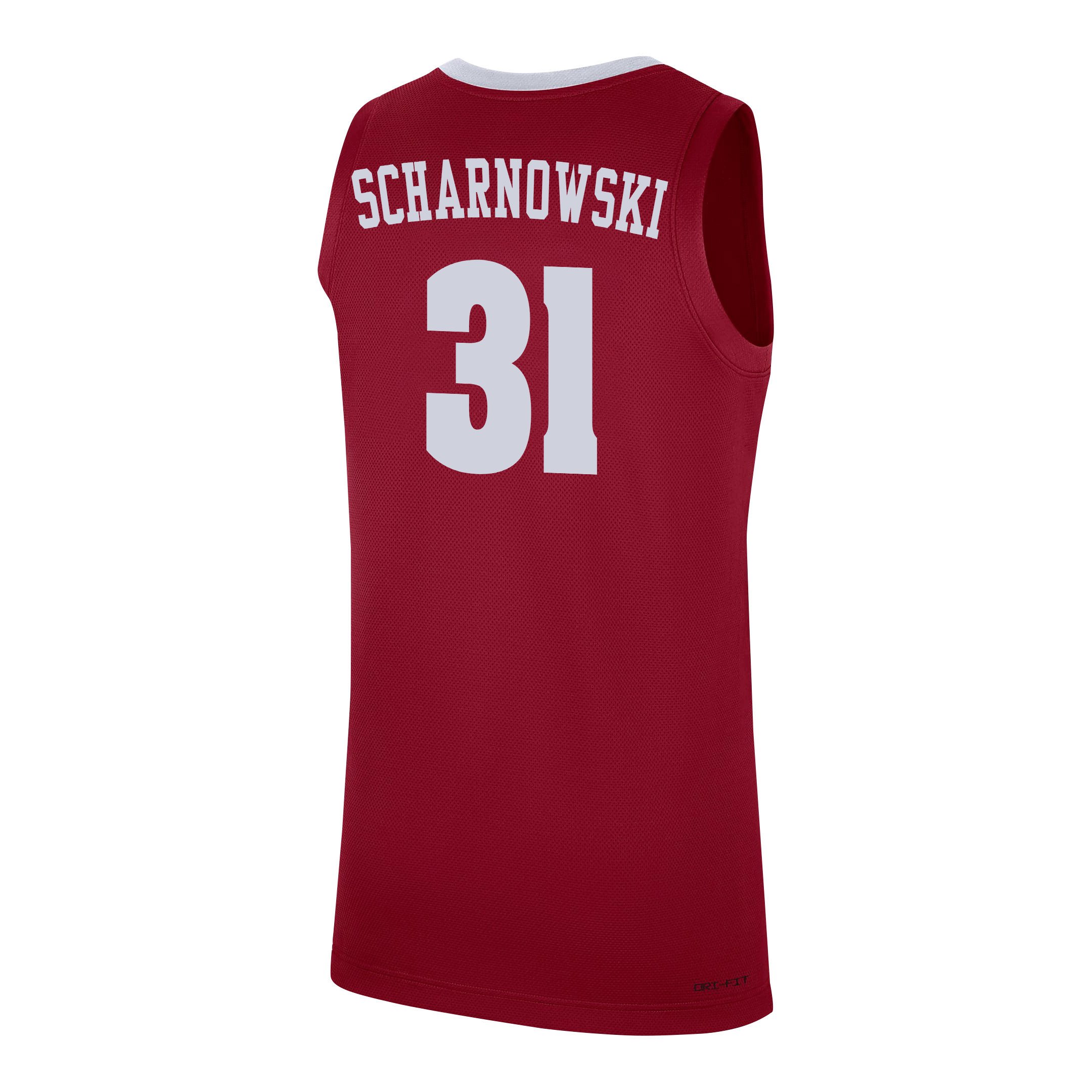 Max Scharnowski 31 Alabama Crimson Tide 2024 Red Unisex NCAA Jersey Unisex