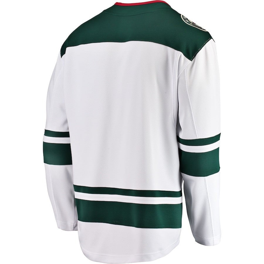 Charlie Stramel #41 Minnesota Wild 2023 Draft Away White NHL Jersey Men's