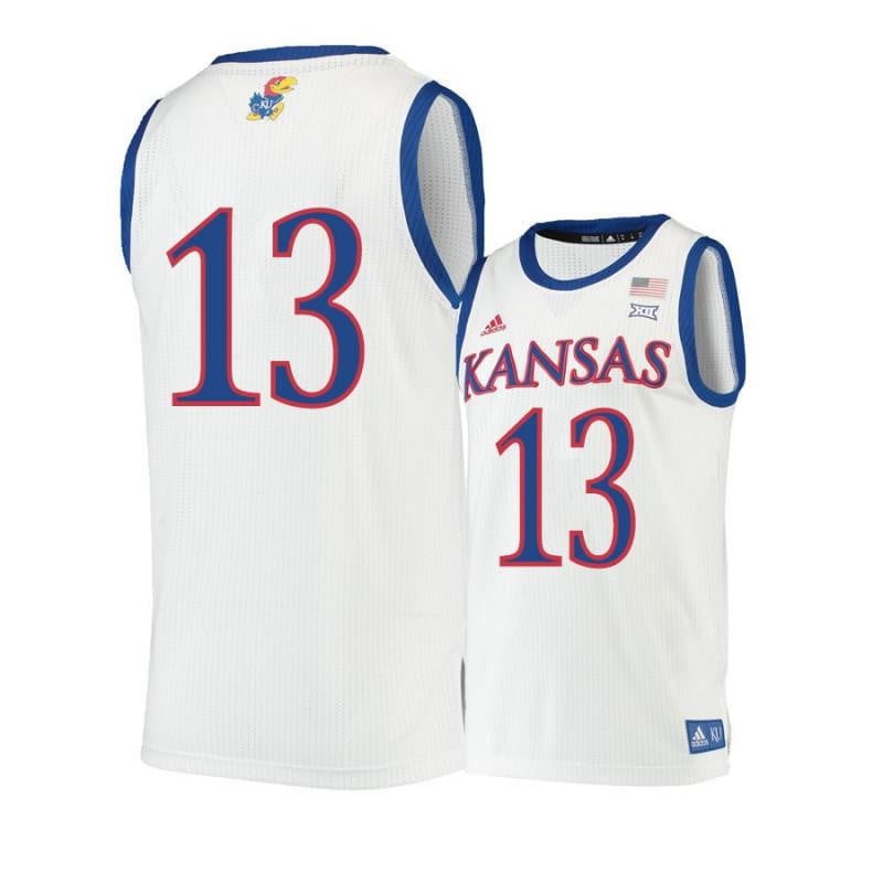 13 Tristan Enaruna Beige Kansas Jayhawks NCAA Jersey Men's