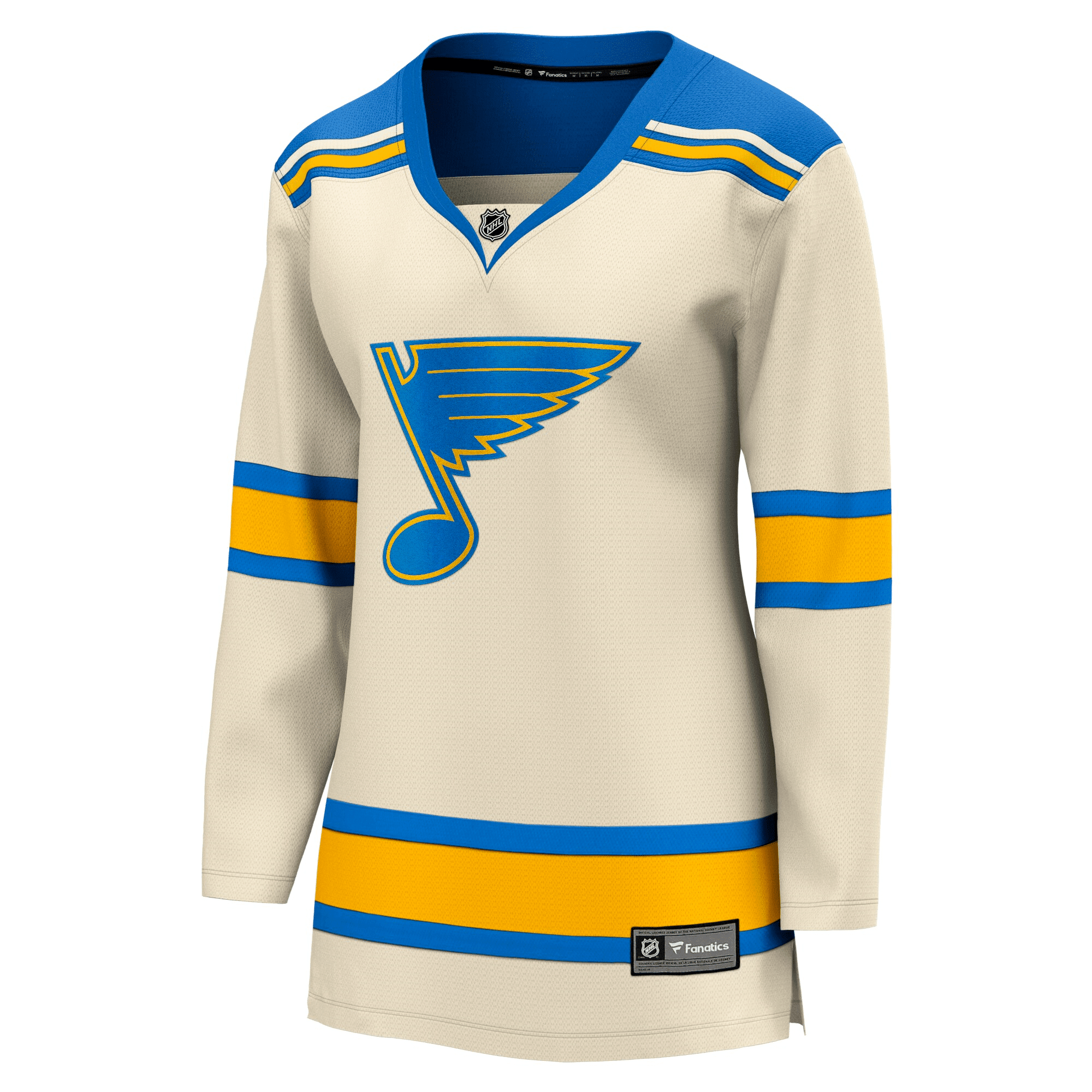 Cream St. Louis Blues 2022 Winter Classic Breakaway NHL Jersey Women's