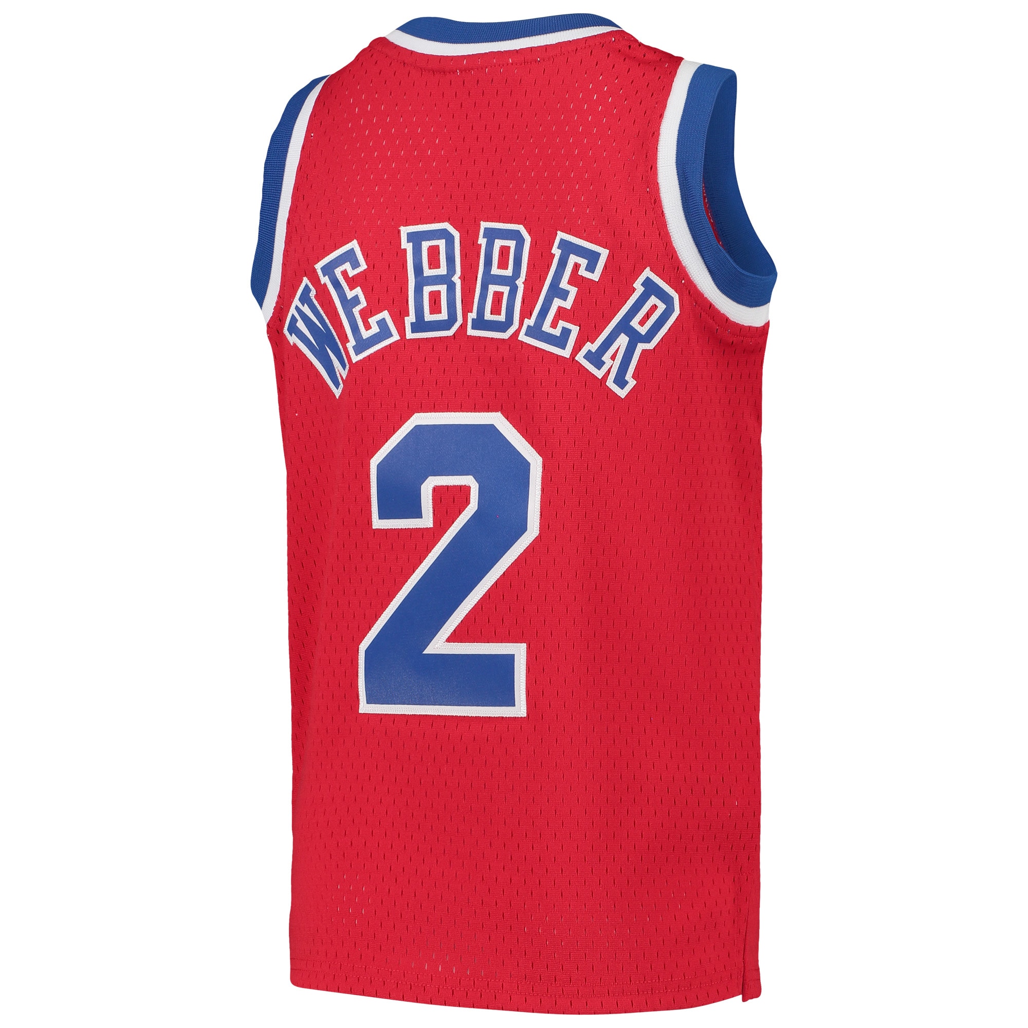 Mitchell Ness Chris Webber Red Washington Bullets 1994-95 Hardwood Classics Swingman NBA Jersey Youth