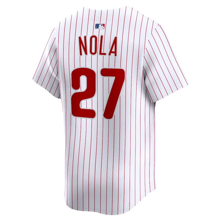 Aaron Nola 27 Philadelphia Phillies Home Limited Player White MLB Jersey Men's