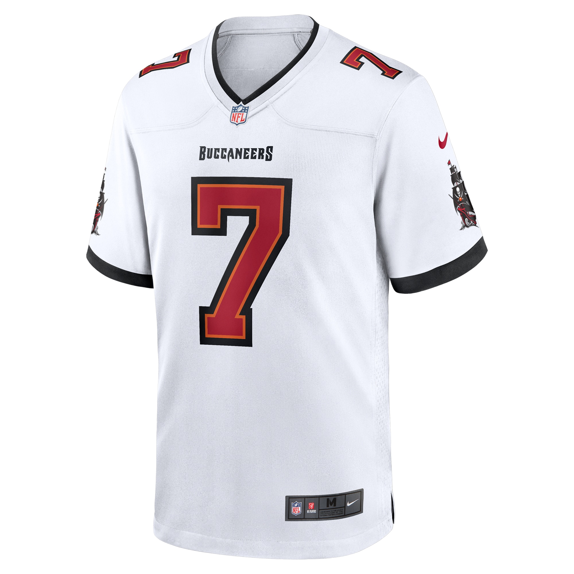 Tampa Bay Buccaneers Bucky Irving White Game NFL Jersey Men's