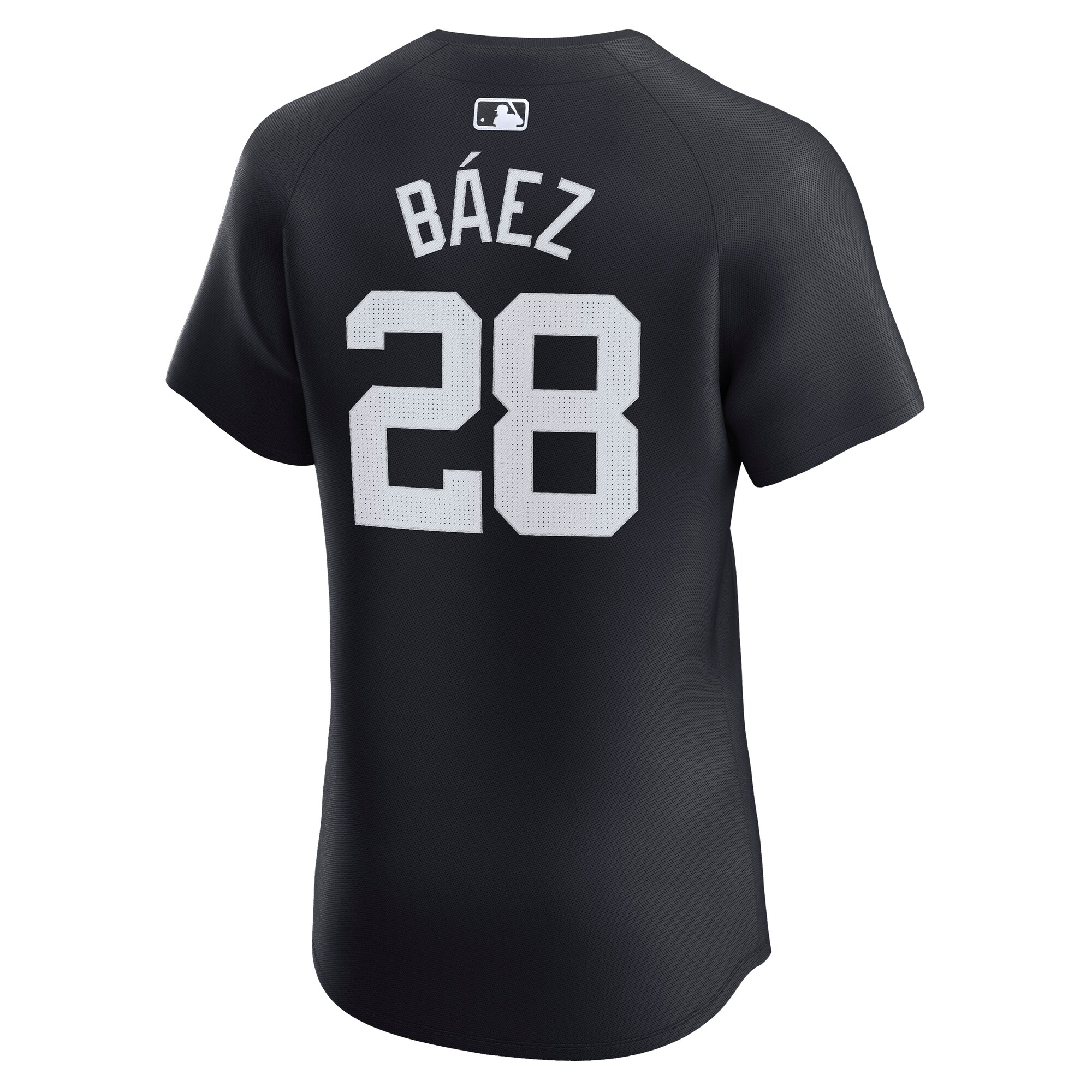 Detroit Tigers Javier Baez Navy Alternate Elite Player MLB Jersey Men's