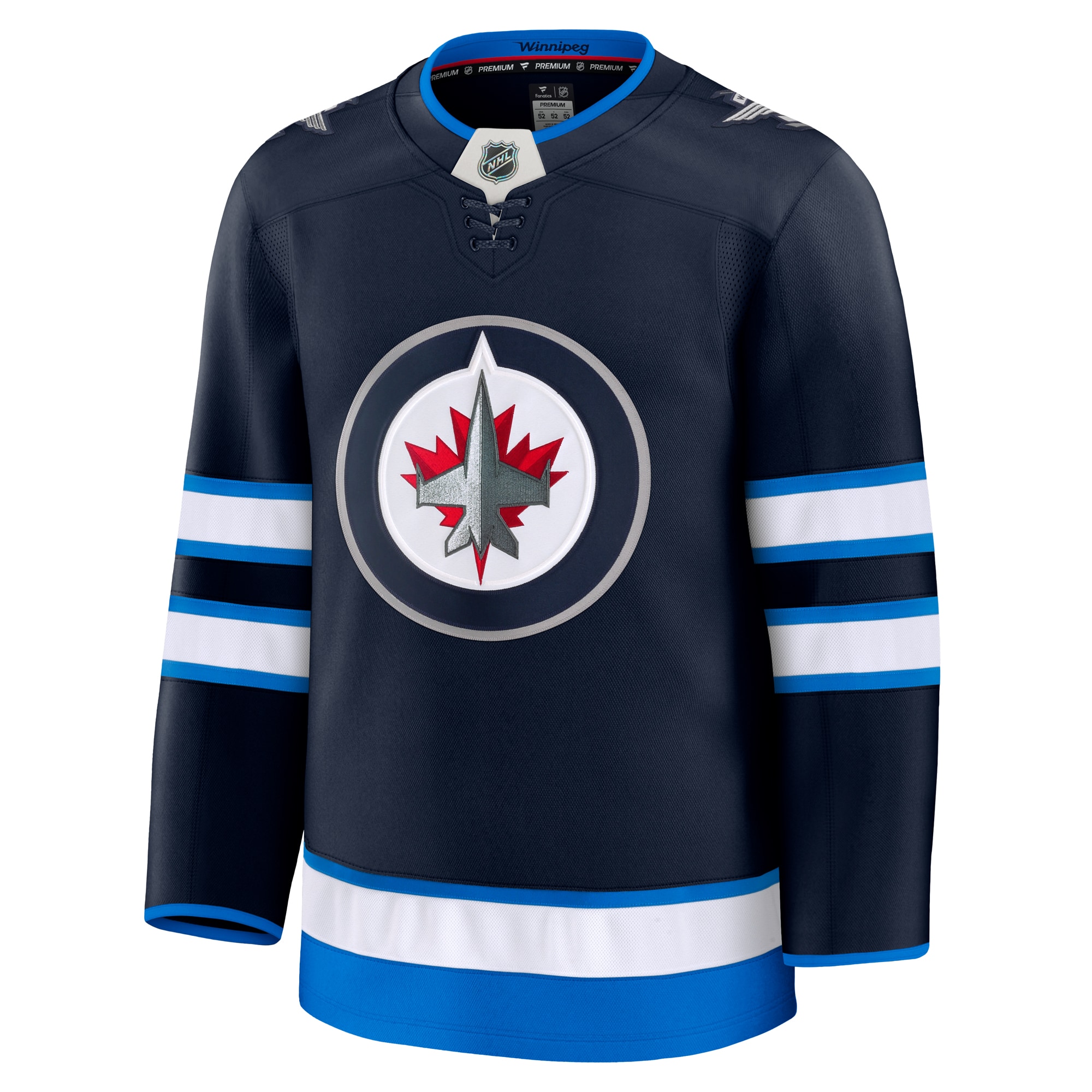 Winnipeg Jets Navy Home Premium NHL Jersey Men's