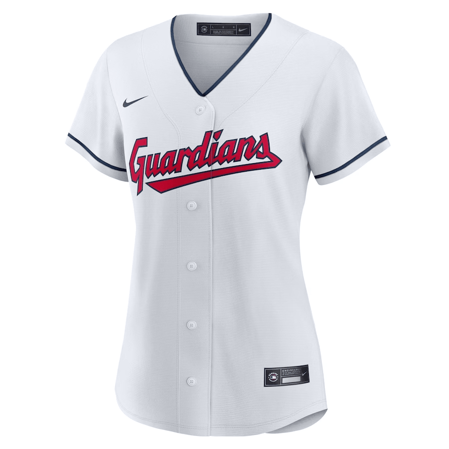 Cleveland Guardians Home White MLB Jersey Women's