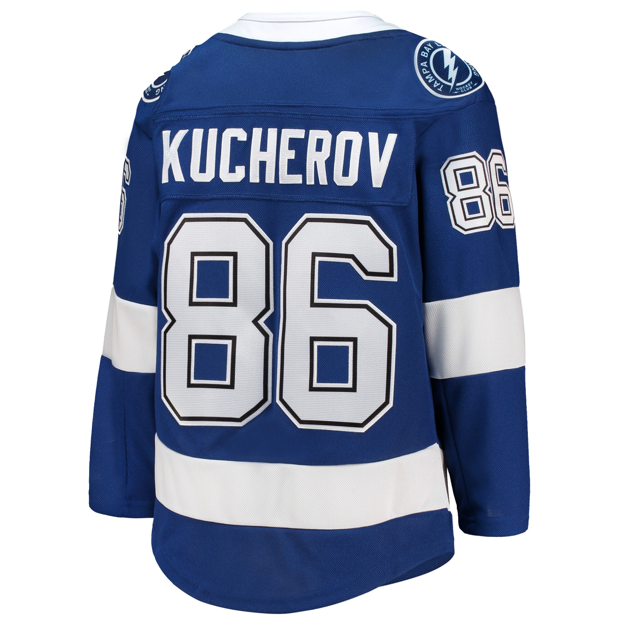 Tampa Bay Lightning Nikita Kucherov Blue Home Premier Player NHL Jersey Youth