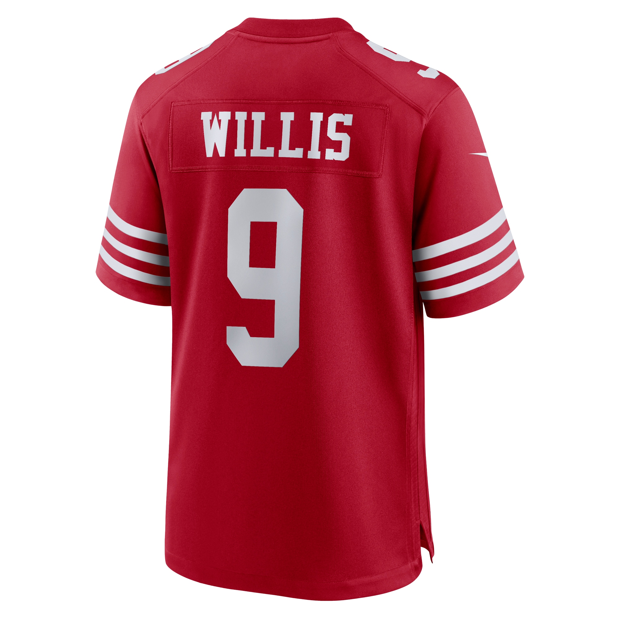 San Francisco 49ers Brayden Willis Scarlet Team Game NFL Jersey Men's