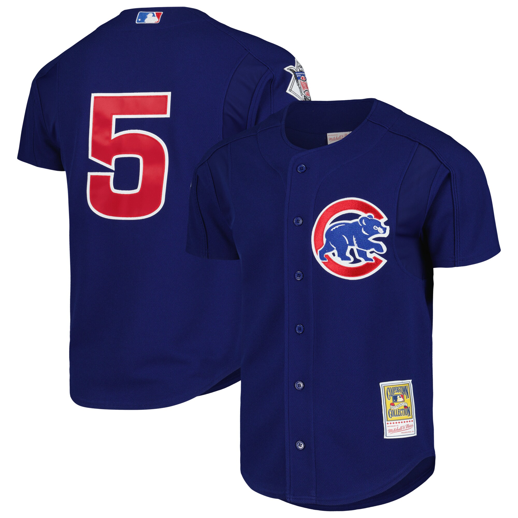 Chicago Cubs Nomar Garciaparra Mitchell Ness Royal Cooperstown Collection 2005 Batting Practice MLB Jersey Men's