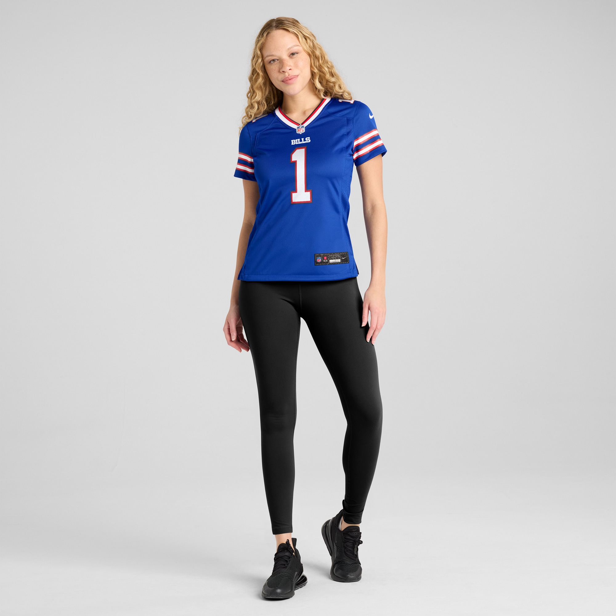 Buffalo Bills Number 1 Bride Royal Game NFL Jersey Women's