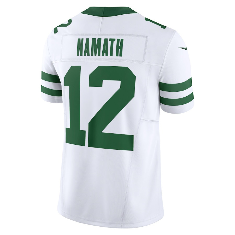 Joe Namath 12 New York Jets Vapor F.U.S.E. Limited Legacy White NFL Jersey Men's