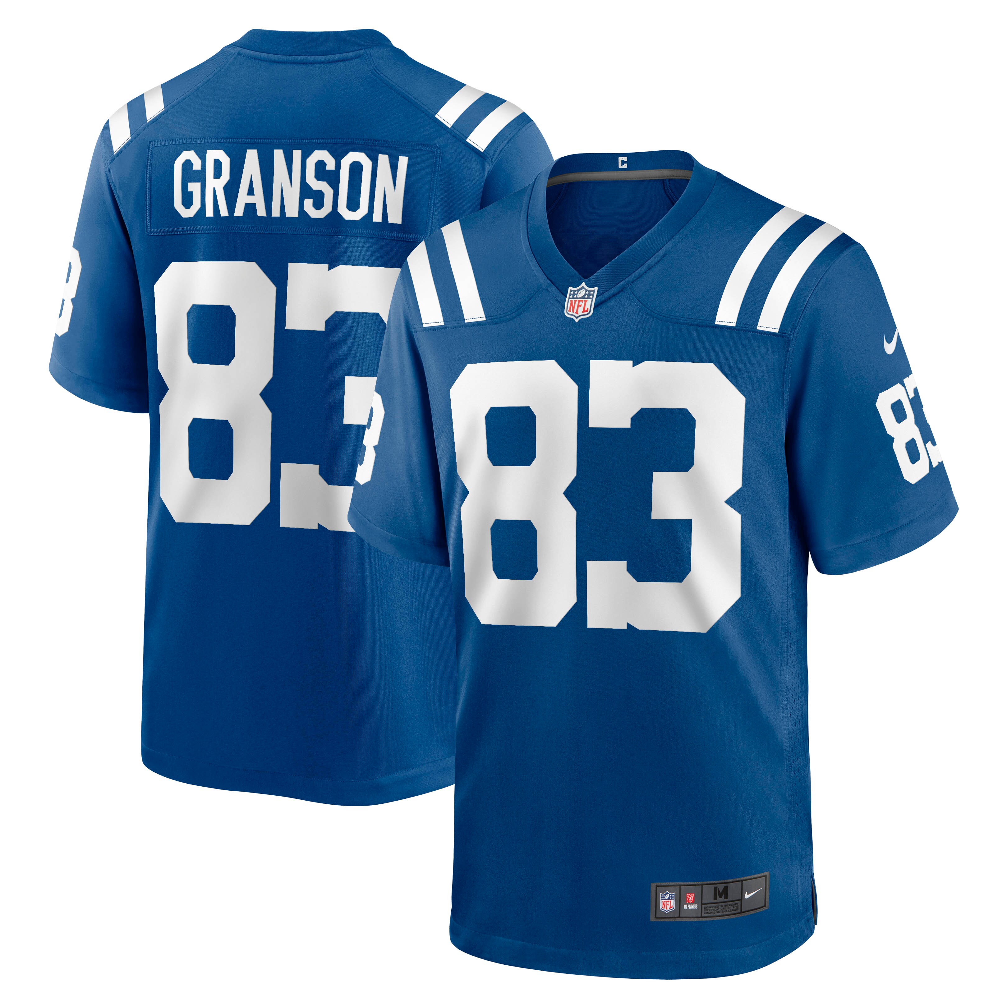 Indianapolis Colts Kylen Granson Royal Game NFL Jersey Men's