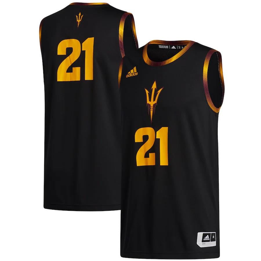 Arizona State Sun Devils Swingman Black #21 NCAA Jersey Men's