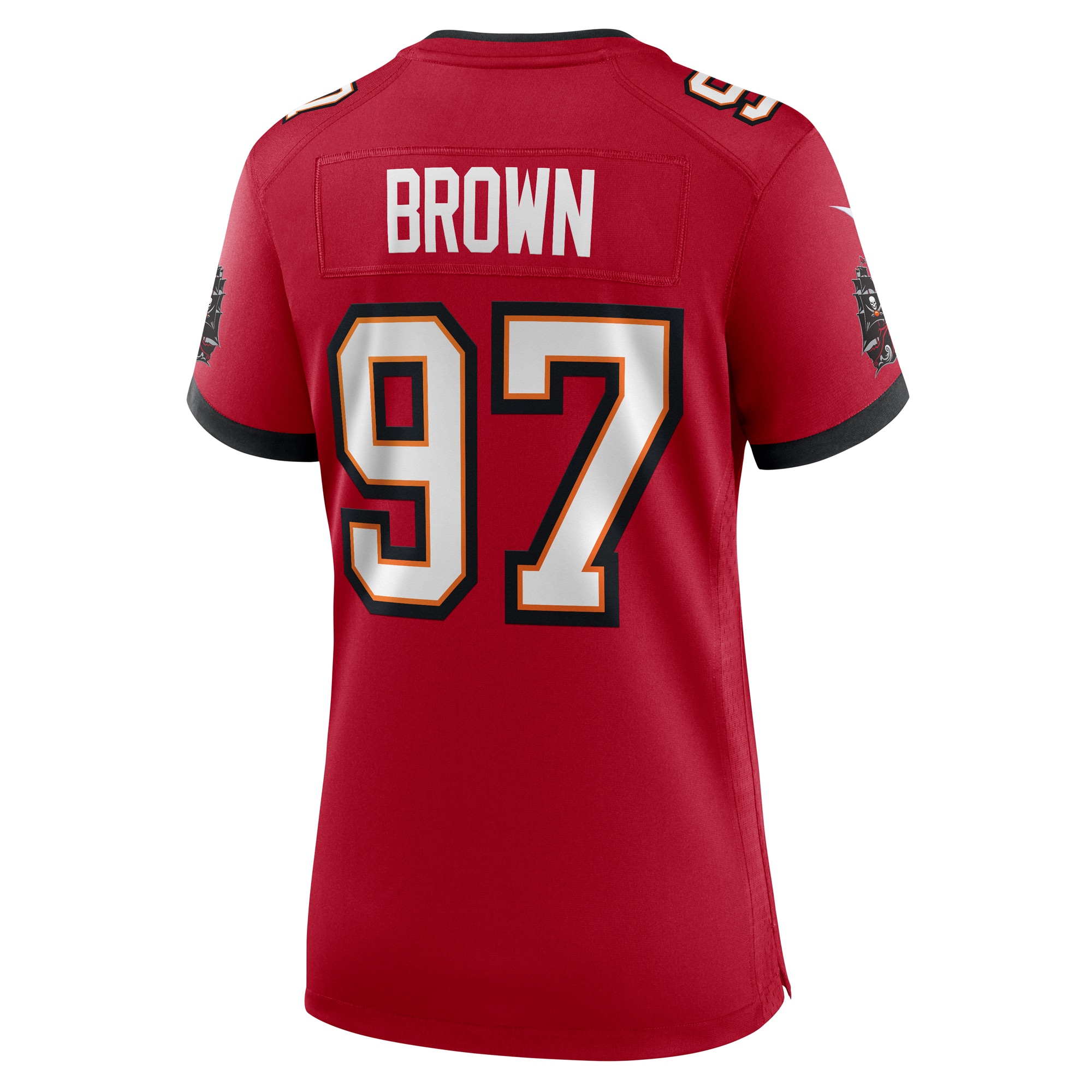 Tampa Bay Buccaneers Earnest Brown IV Red Game NFL Jersey Women's