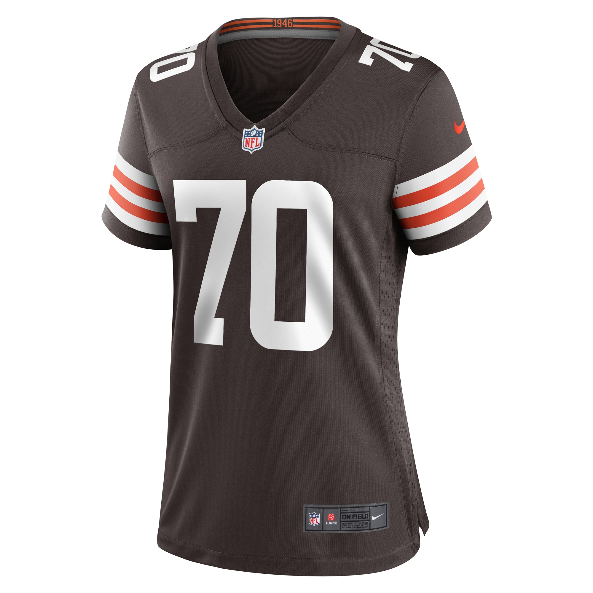 Cleveland Browns Drew Forbes Brown Team Game NFL Jersey Women's