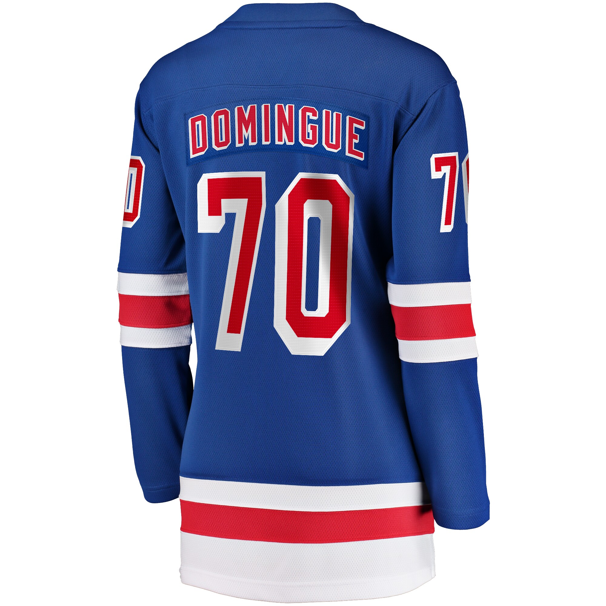 New York Rangers Louis Domingue Blue Home Breakaway Player NHL Jersey Women's