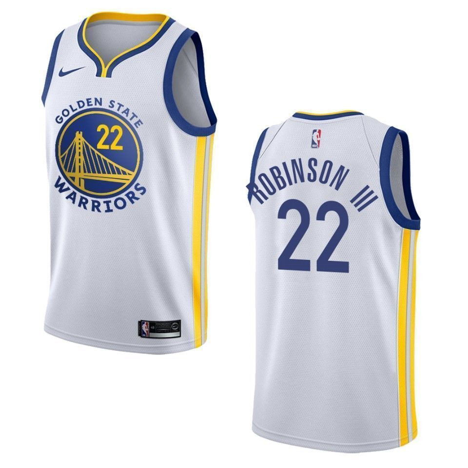 Golden State Warriors 22 Glenn Robinson Iii Association Swingman White NBA Jersey Men's