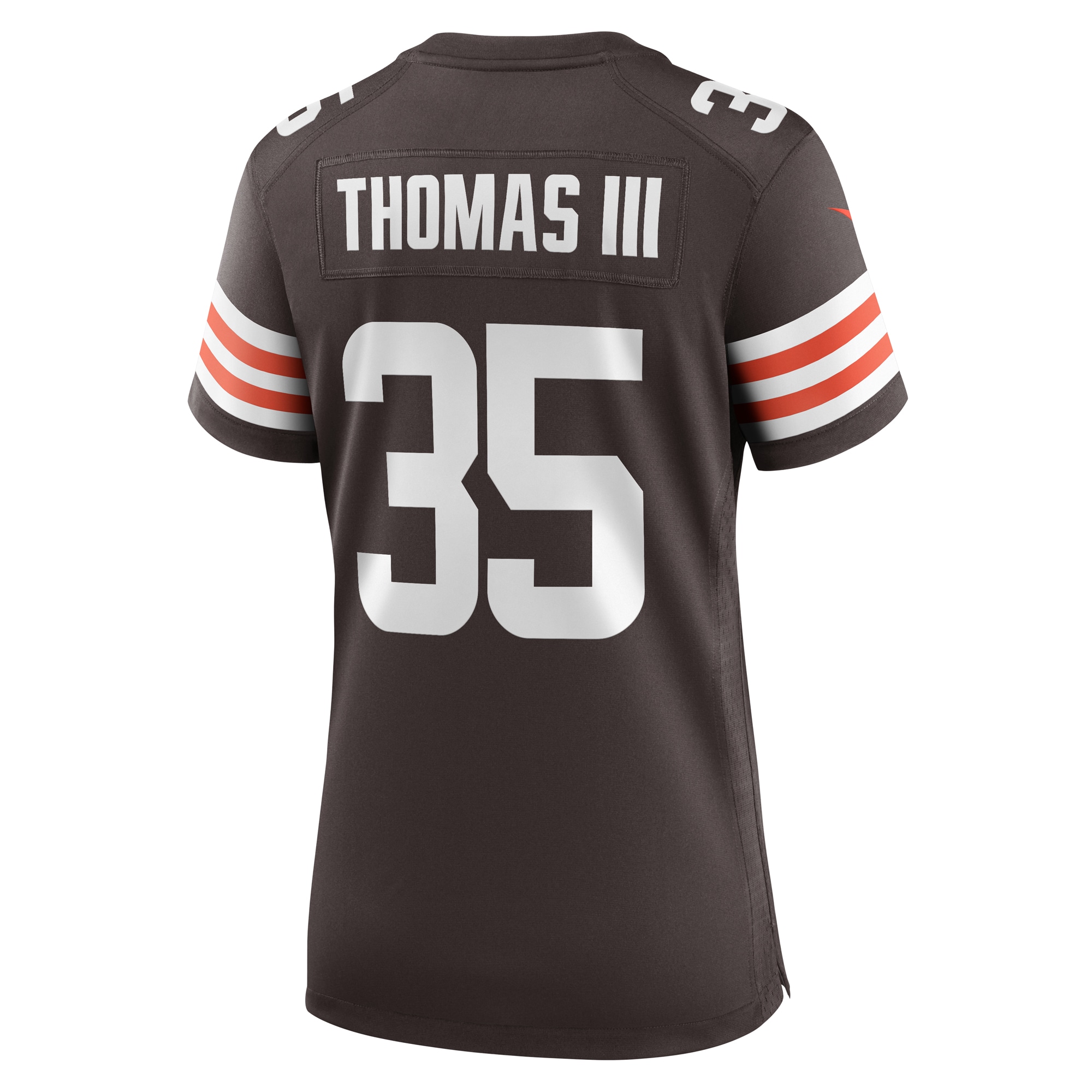 Cleveland Browns Charlie Thomas Brown Team Game NFL Jersey Women's
