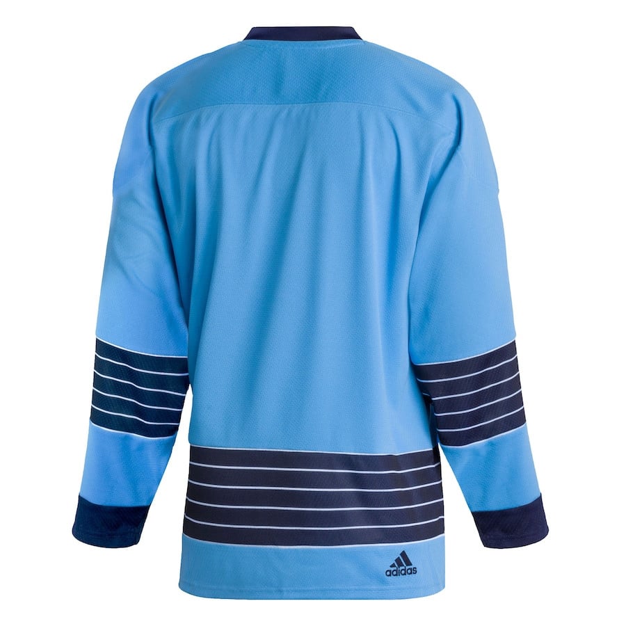 Pittsburgh Penguins Team Classics Blank Light Blue NHL Jersey Men's