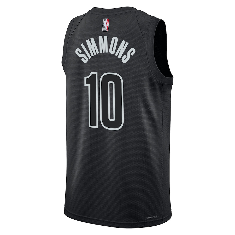 Ben Simmons 10 Brooklyn Nets Unisex Swingman Statement Edition Black NBA Jersey Unisex