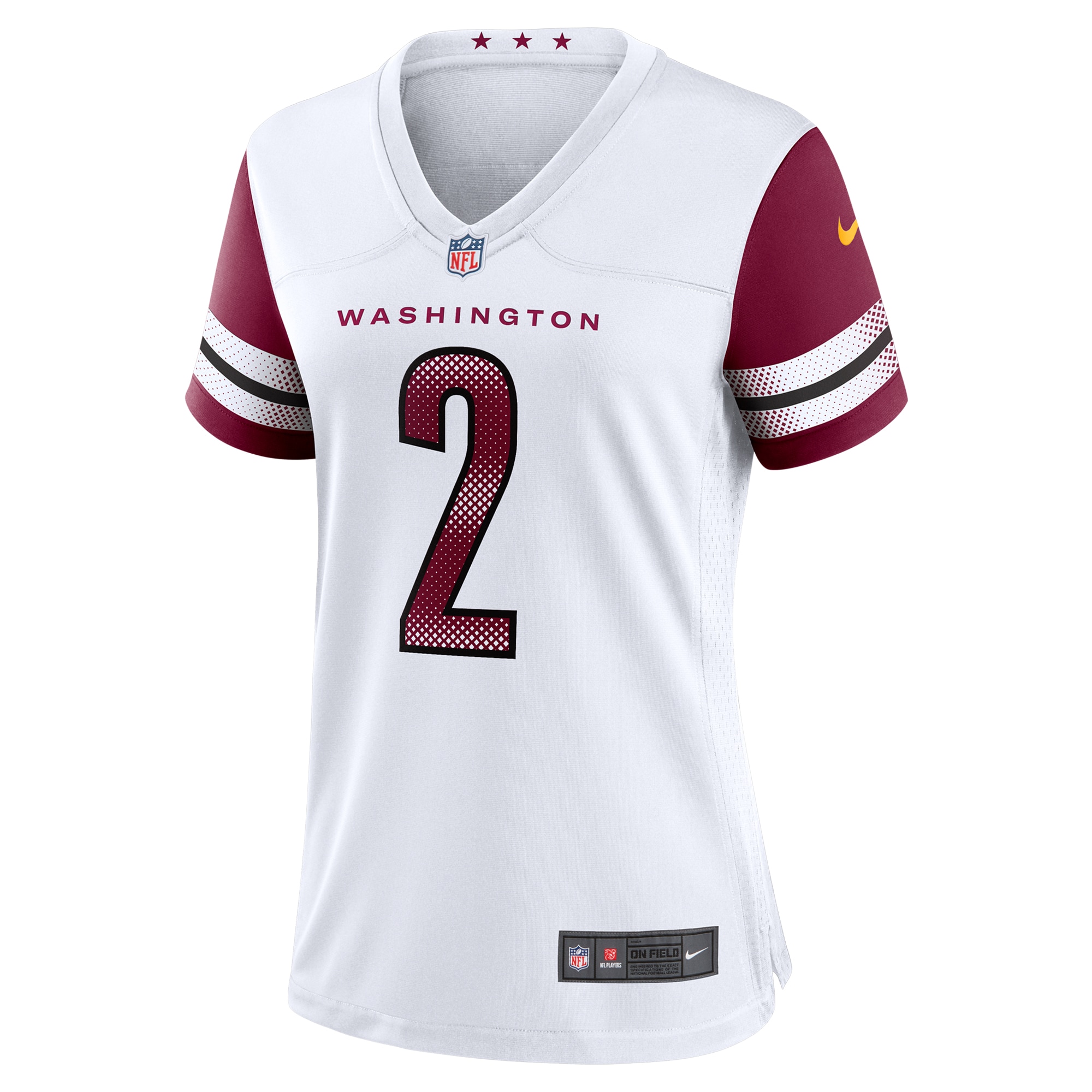 Washington Commanders Dyami Brown White Game NFL Jersey Women's