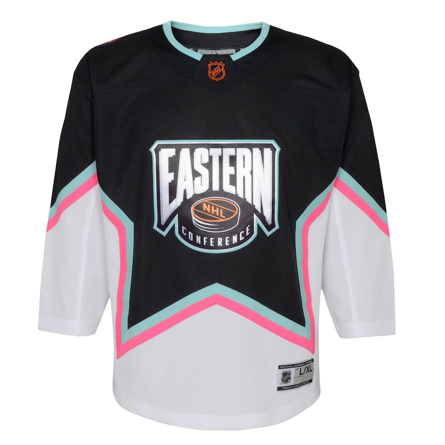 2023 All Star Game Eastern Conference Black NHL Jersey Youth