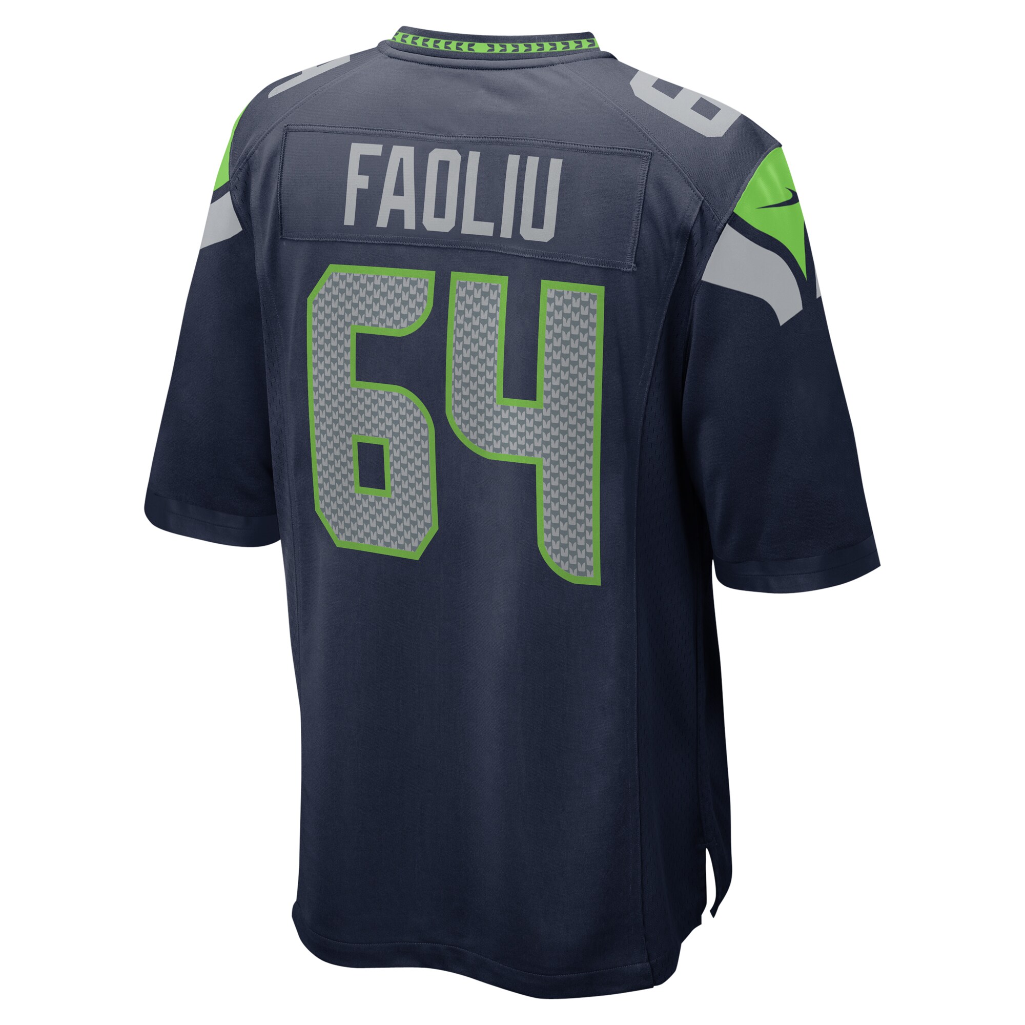 Seattle Seahawks Austin Faoliu College Navy Game NFL Jersey Men's