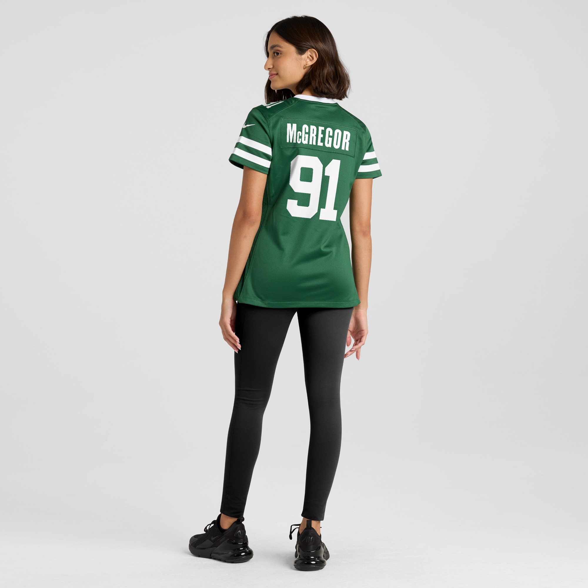 New York Jets Braiden McGregor Legacy Green Team Game NFL Jersey Women's