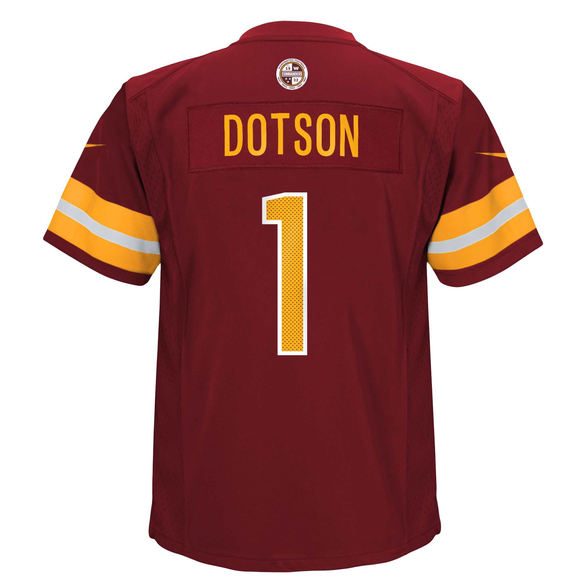 Preschool Washington Commanders Jahan Dotson Burgundy Game NFL Jersey Men's