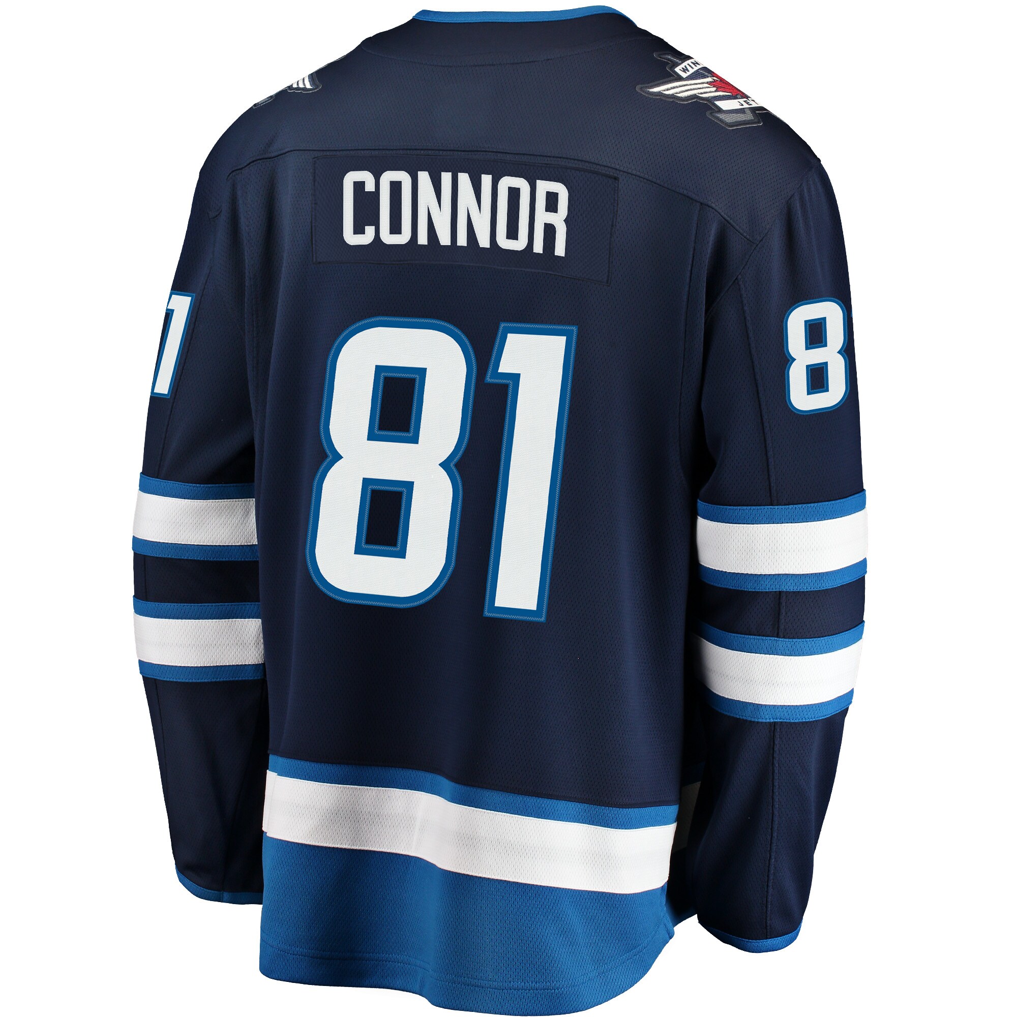 Winnipeg Jets Kyle Connor Navy Breakaway NHL Jersey Men's