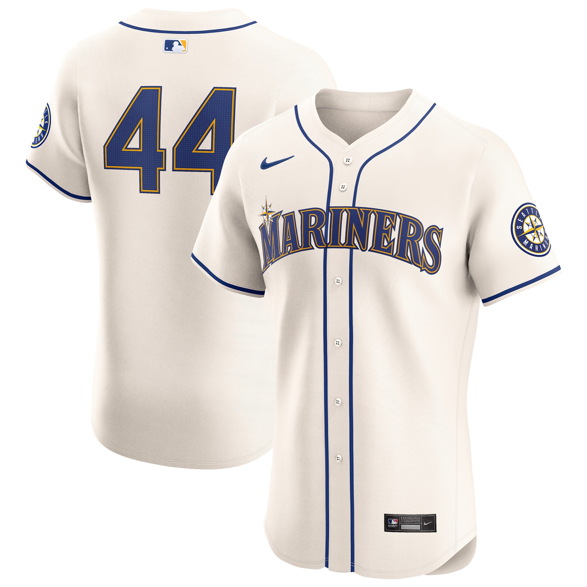 Seattle Mariners Julio Rodr?guez Cream Alternate Elite Player MLB Jersey Men's