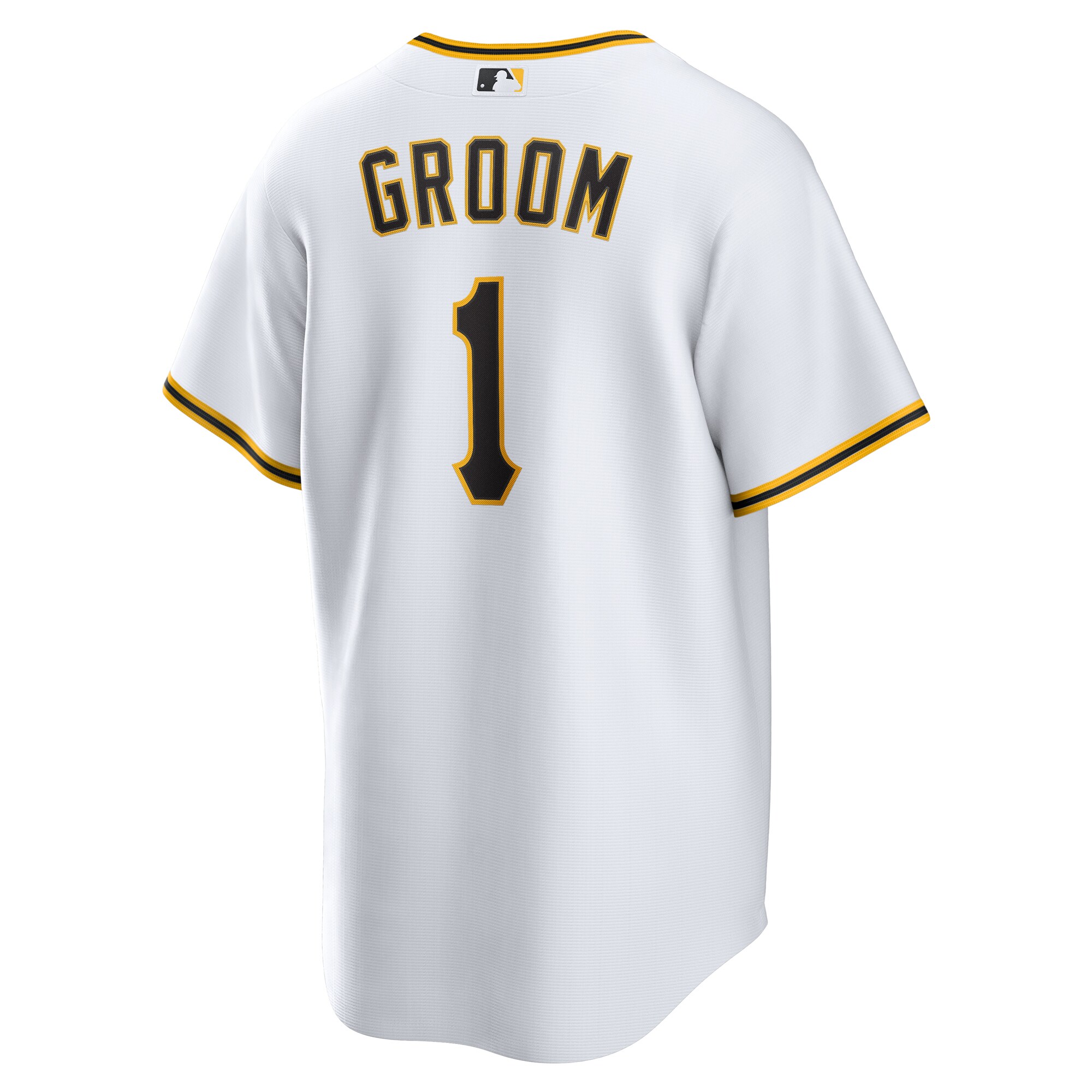 Pittsburgh Pirates White #1 Groom Home MLB Jersey Men's
