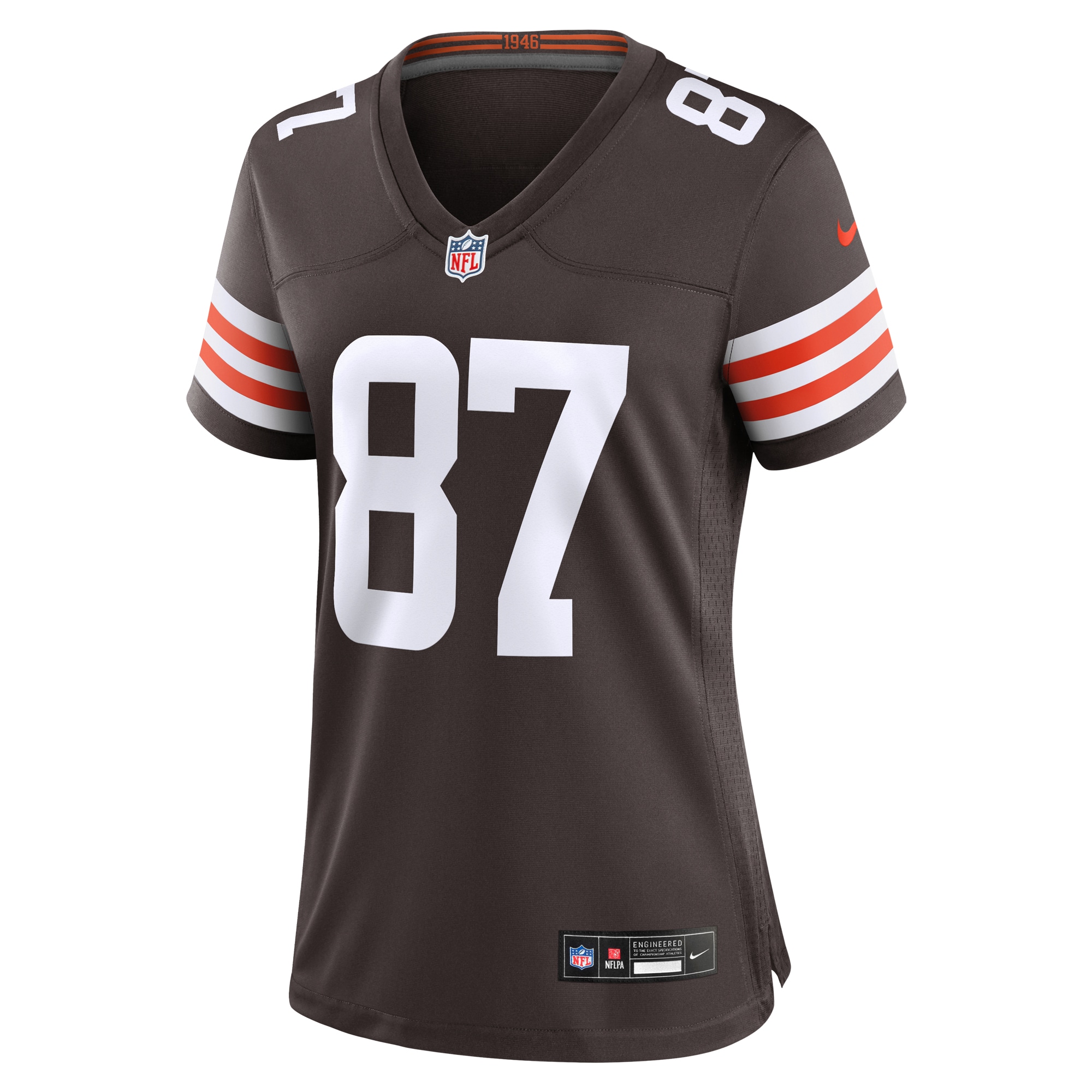 Cleveland Browns Giovanni Ricci Brown Game NFL Jersey Women's