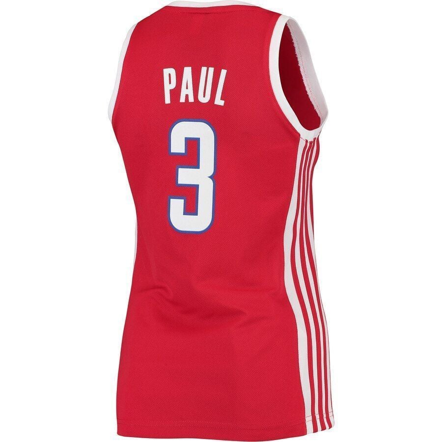 Chris Paul Los Angeles Clippers Road Red NBA Jersey Women's