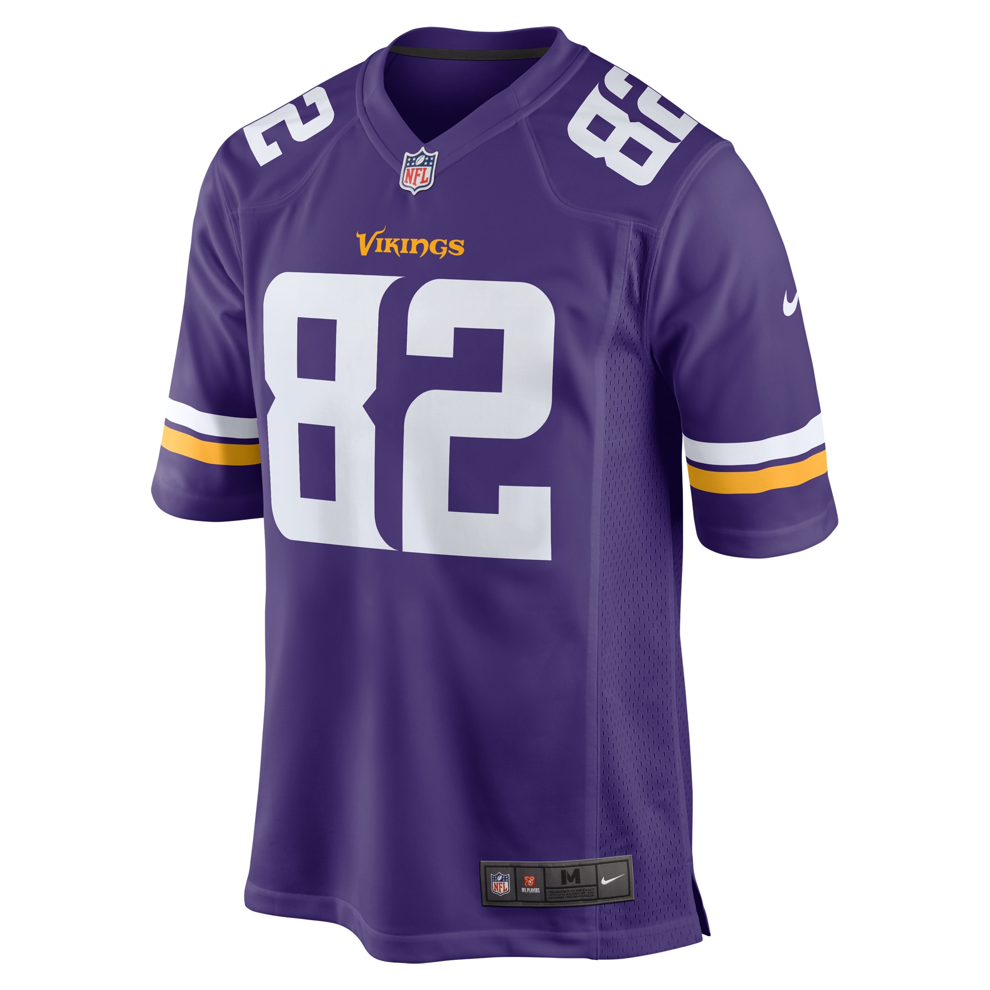 Minnesota Vikings Troy Fumagalli Purple Game NFL Jersey Men's