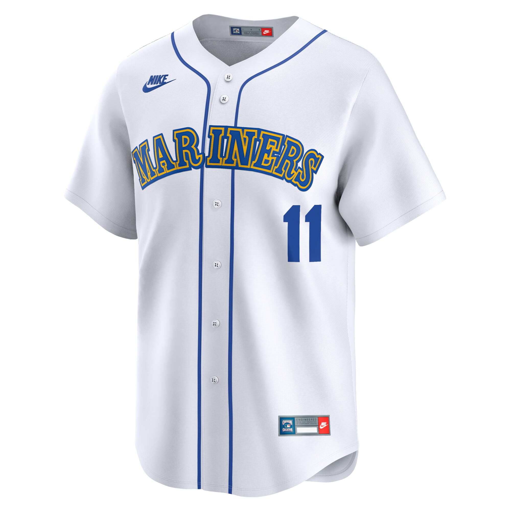 Seattle Mariners Edgar Martinez White Throwback Cooperstown Limited MLB Jersey Men's