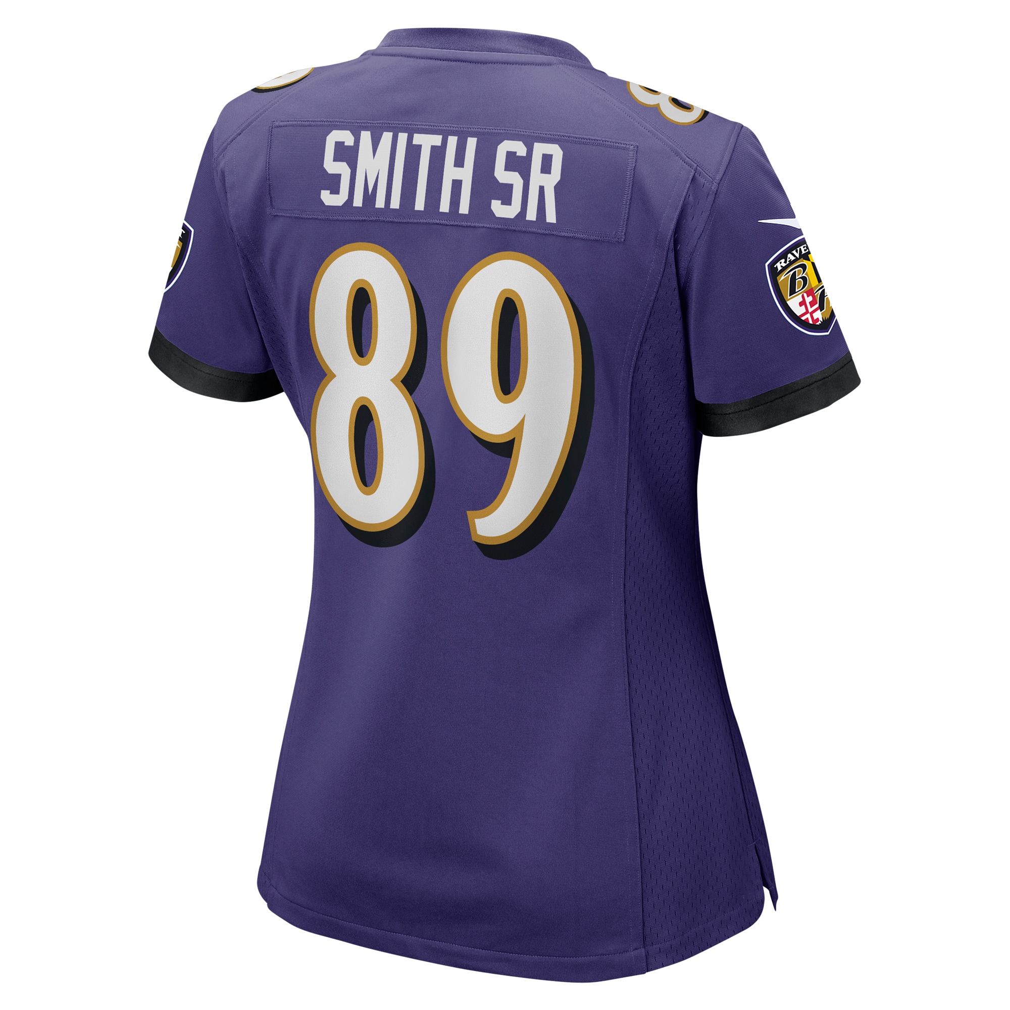 Baltimore Ravens Steve Smith Sr. Purple Retired Player Game NFL Jersey Women's