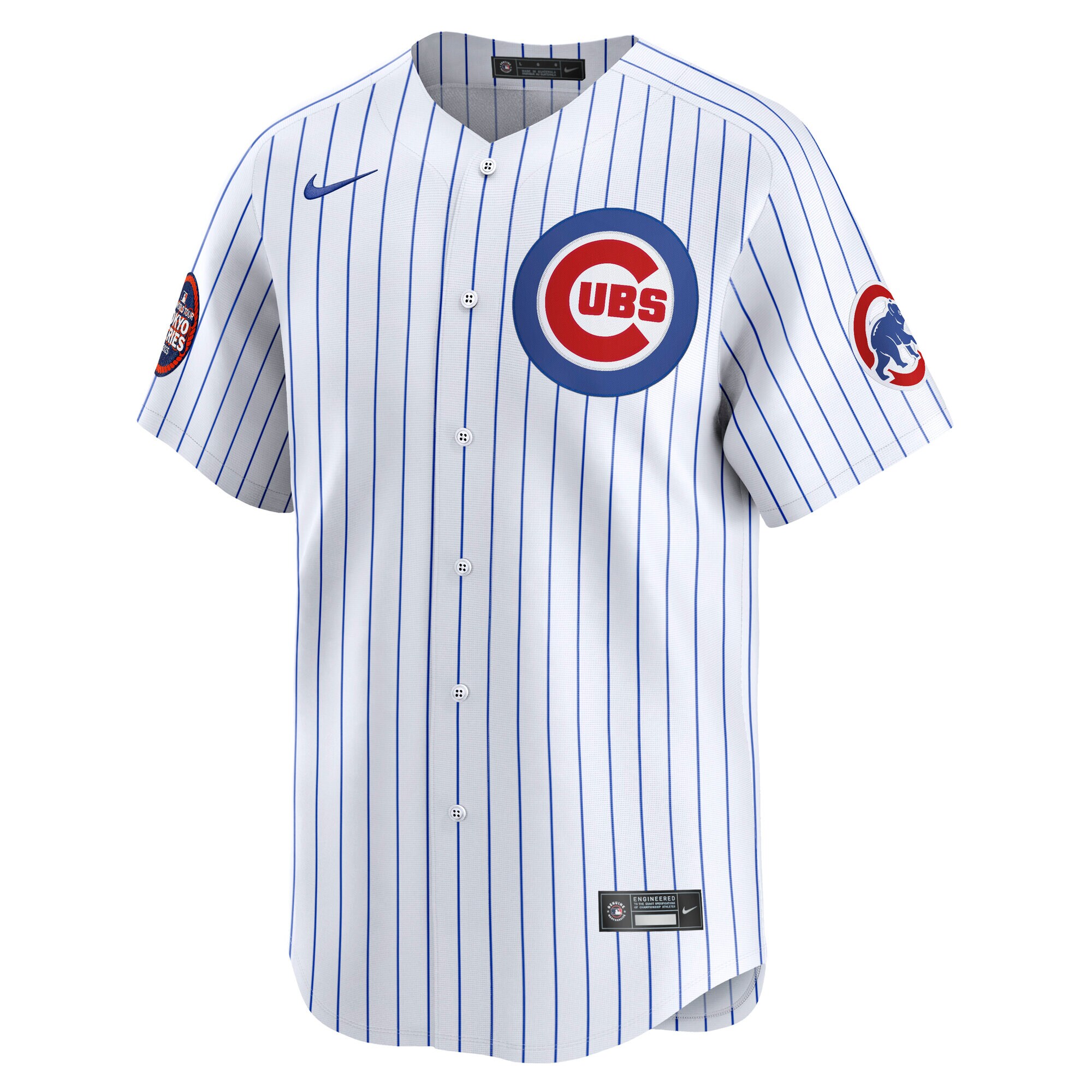 Chicago Cubs Nico Hoerner White 2025 World Tour: Tokyo Series Home Limited Player MLB Jersey Men's