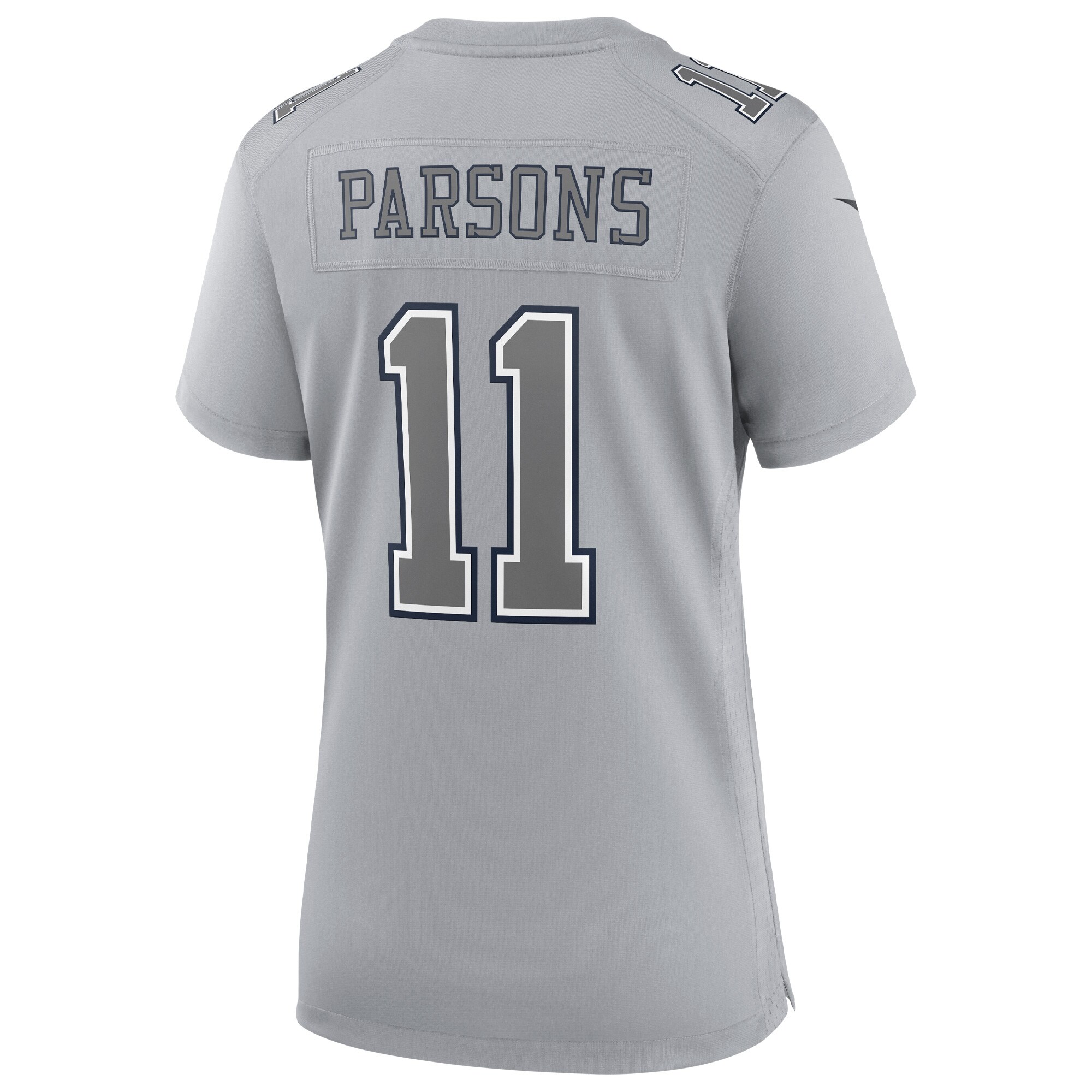 Dallas Cowboys Micah Parsons Gray Atmosphere Fashion Game NFL Jersey Women's