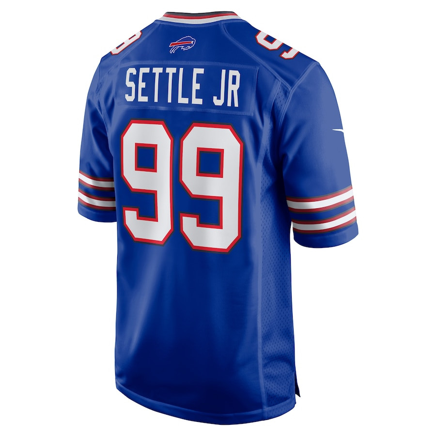 Tim Settle 99 Buffalo Bills Game Royal NFL Jersey Men's