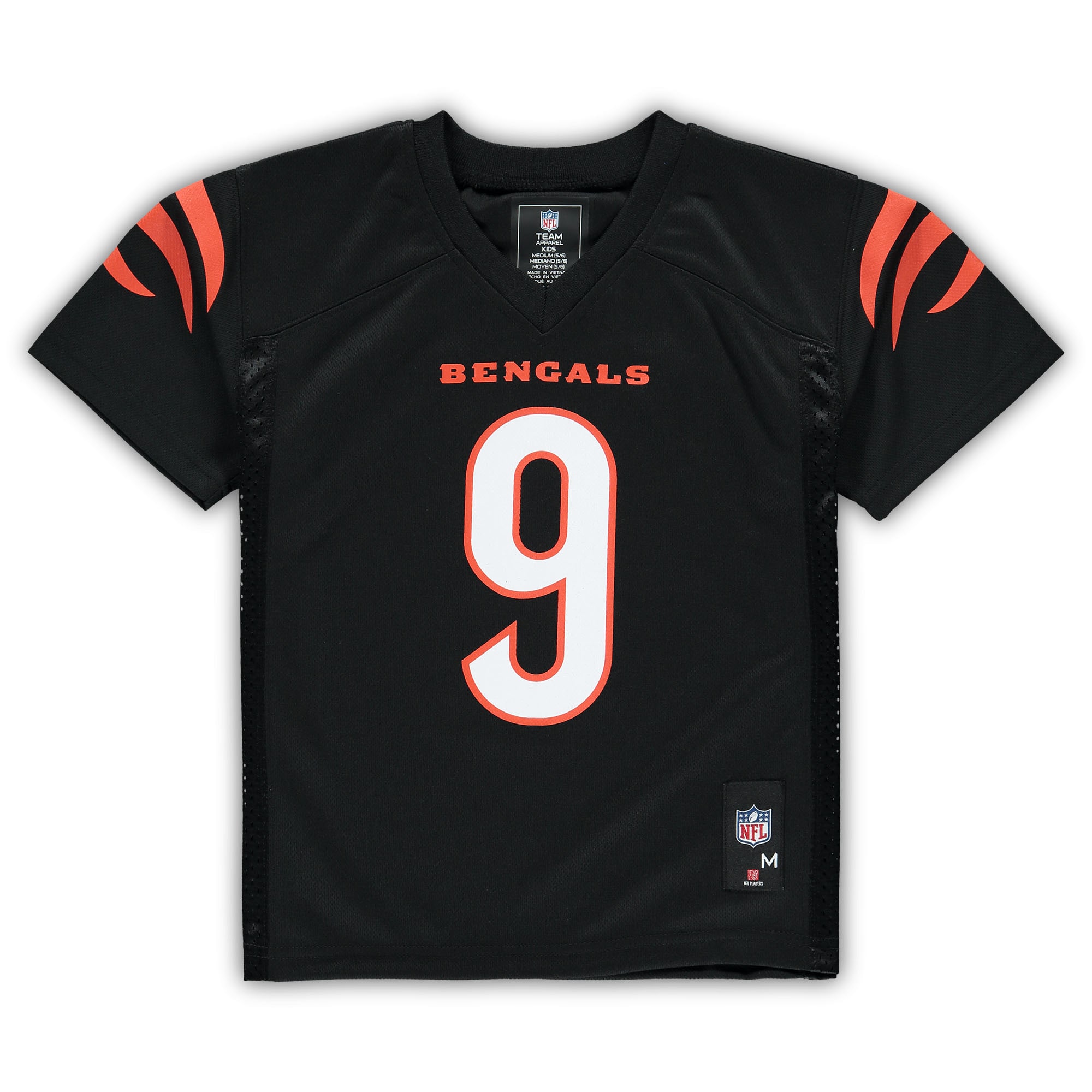 Preschool Cincinnati Bengals Joe Burrow Black Player NFL Jersey Men's