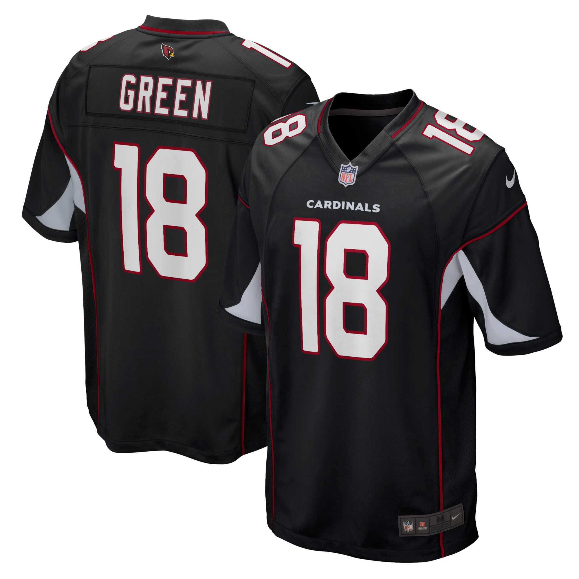 Arizona Cardinals A.J. Green Black Game NFL Jersey Men's