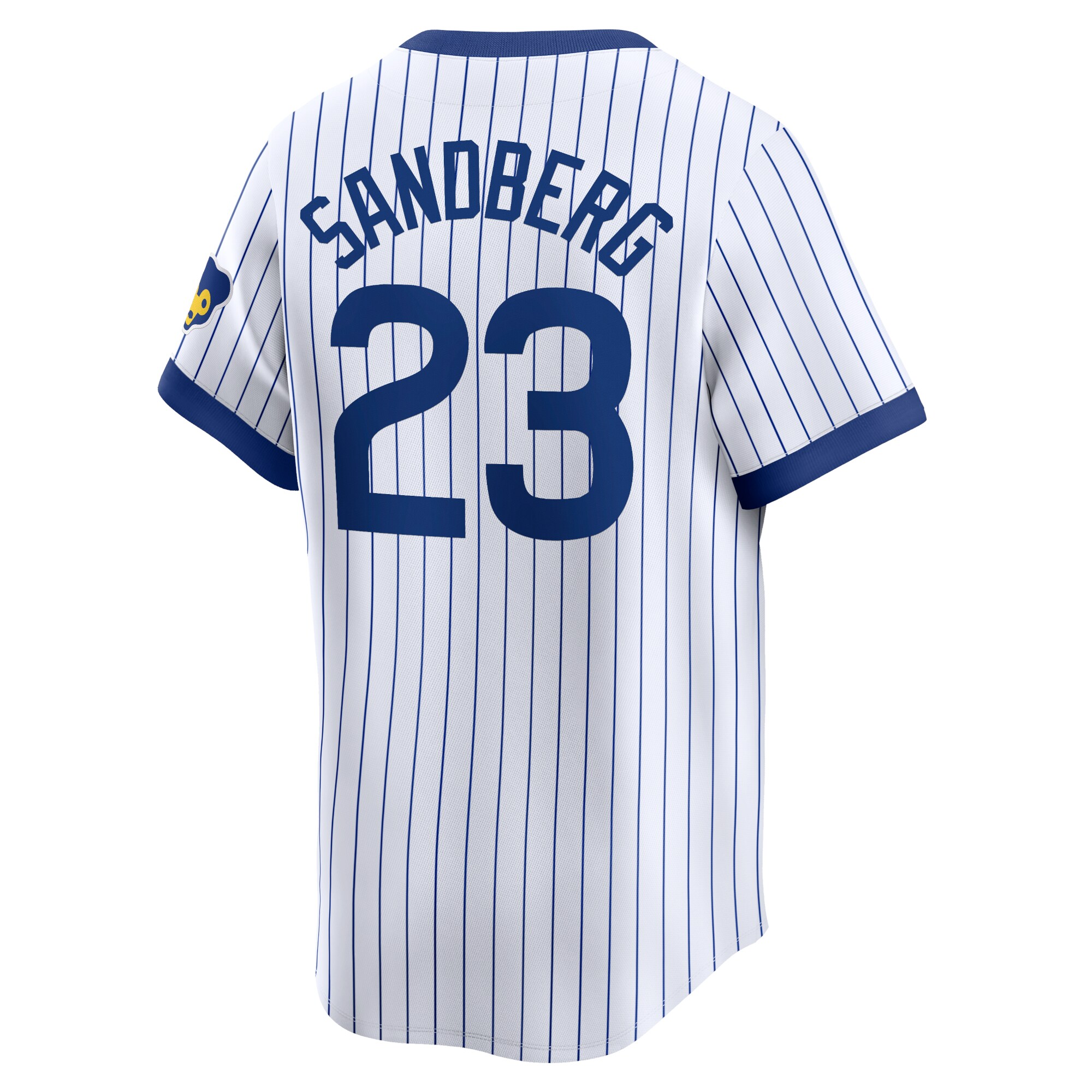 Chicago Cubs Ryne Sandberg White Throwback Cooperstown Limited MLB Jersey Men's
