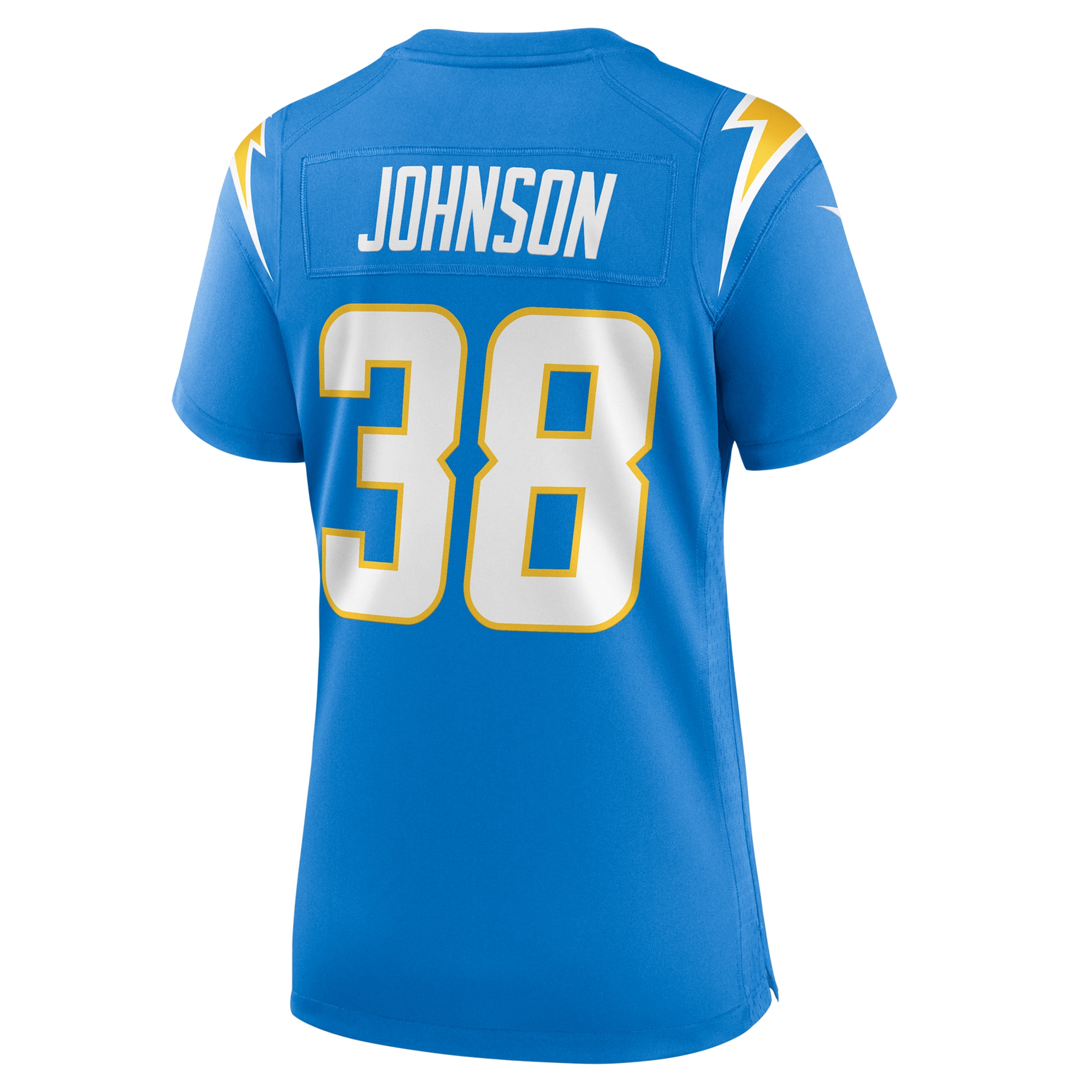 Los Angeles Chargers Emany Johnson Powder Blue Team Game NFL Jersey Women's
